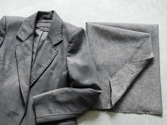 Structured jacket canvas and suiting cloth