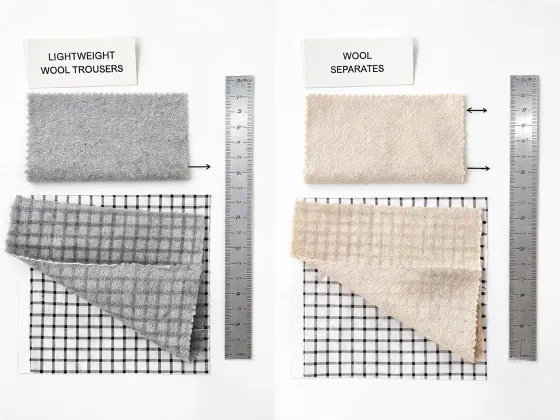 Lightweight trouser and separate fabrics